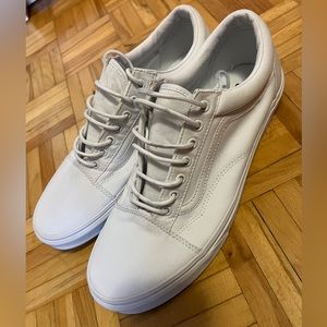 Vans Canvas Old Skool White Size 13